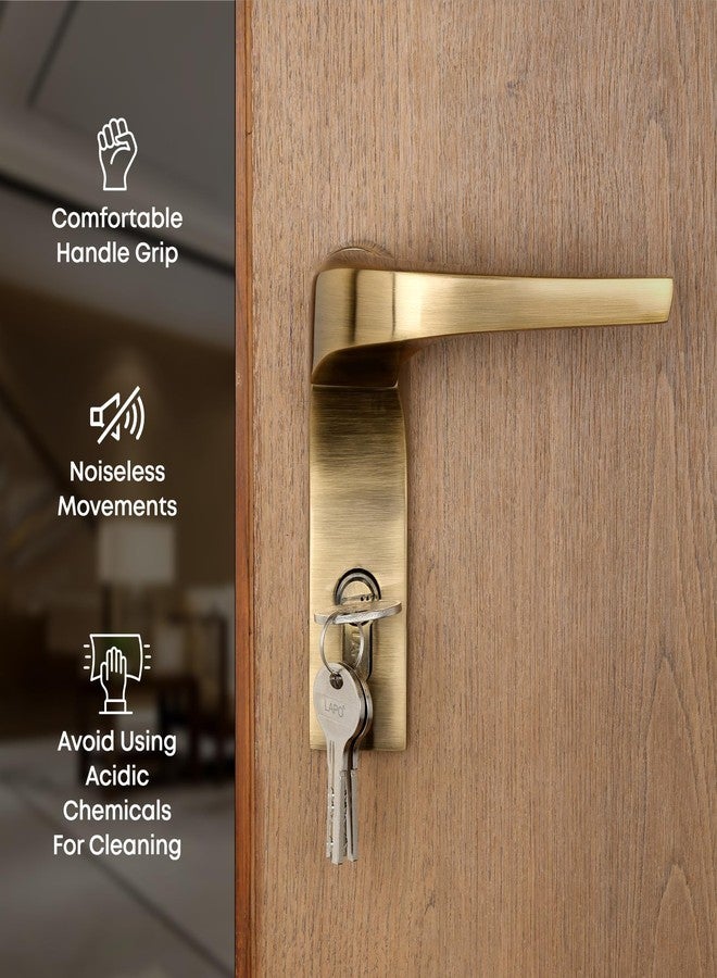 LAPO Heavy Duty Mortise Door Locks for Main Door, Door Lock Handlesets with Lock Body Set with 3 Key, Main Door Locks for Home,Office,Hotel - Antique Finish | 3 Years Warranty Ro-276 | - Image 3